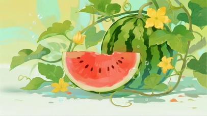 夏日的西瓜