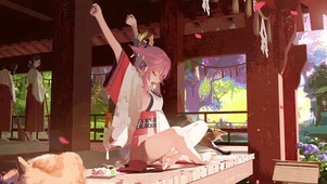 八重神子（画师：Laxy)