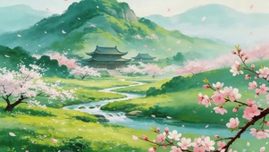 治愈草原河流