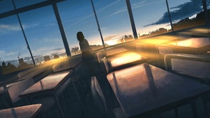 教室夕阳
