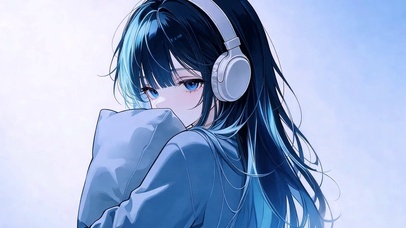 蓝调青春少女