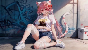 可爱甜美女孩