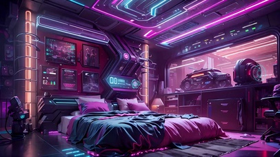 赛博卧室