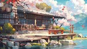 湖边小筑