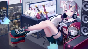 休闲少女