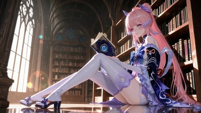 夕阳图书馆宫心海