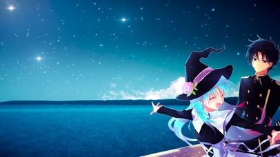 夜空流星
