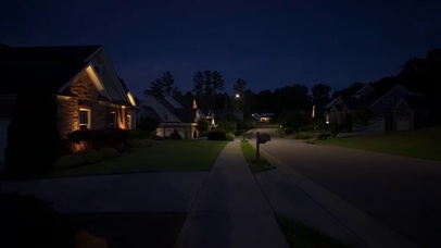 夜晚散步