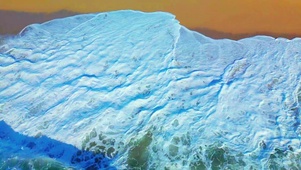 4K唯美沙滩海浪