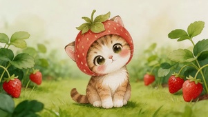 草莓猫咪
