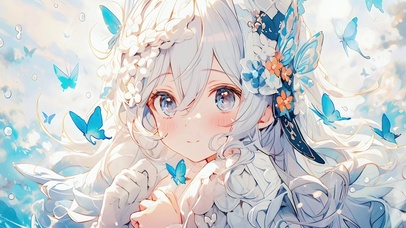 银发少女