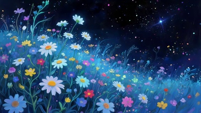 唯美的小花朵