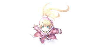 雪中小女孩