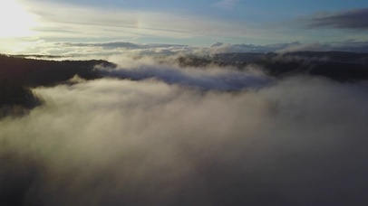 4K 高清 乌拉尔山脉落日
