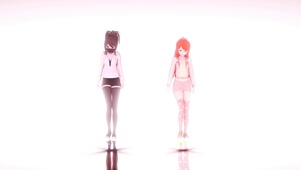 动漫女孩跳舞