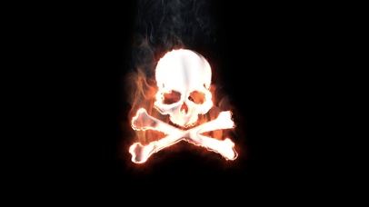 炫酷骷髅燃烧