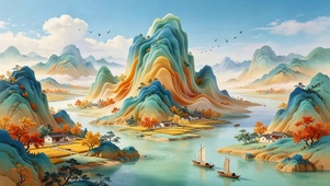 唯美的山川