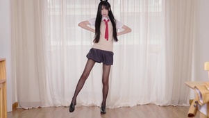 黑丝学姐跳舞