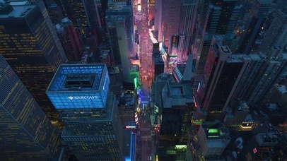 4K 繁华都市 航拍