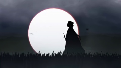 紫霞月影
