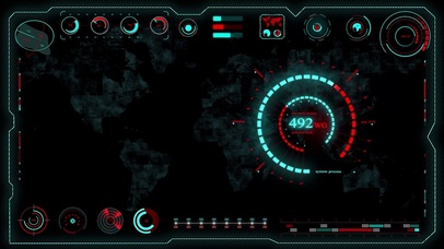 HUD智能科技界面