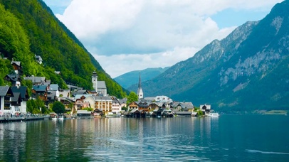 唯美奥地利绝美山水小镇