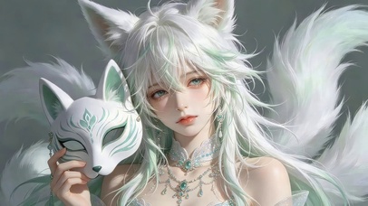 狐狸面具女孩