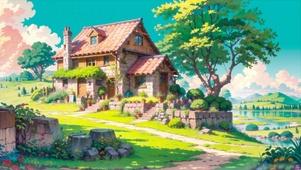 湖边小屋