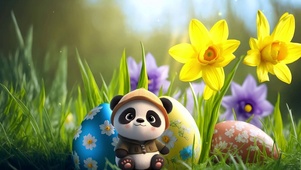 小熊猫的春天