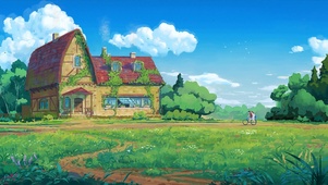 唯美情侣游玩风景