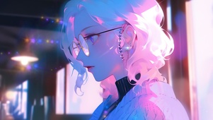 紫色少女