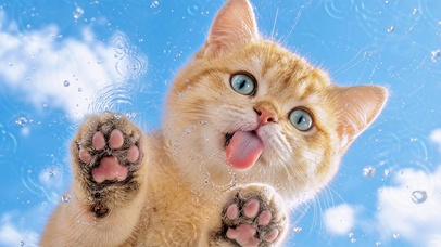 小猫舔舔