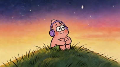 山坡看星星的派大星