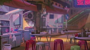 街头小吃店