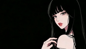 禁欲黑发少女
