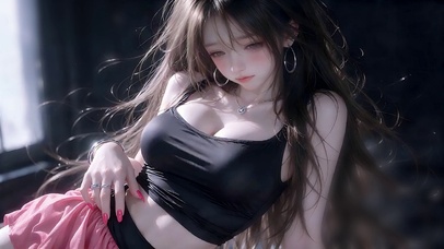 暗室里的甜酷少女
