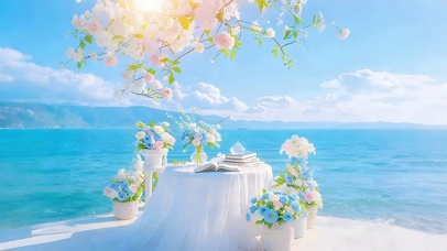 唯美安静的海边