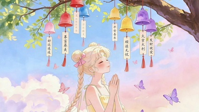 少女祈顺遂 治愈