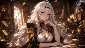 书屋金瞳少女