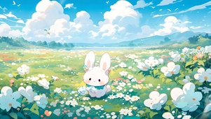 草地兔子