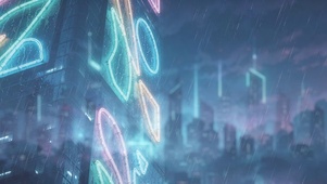 赛博朋克雨天科技壁纸