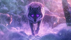 Snow wolf