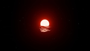 日出湖中