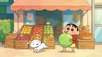 蜡笔小新的水果店日常