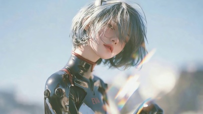 科技风女孩