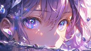 紫色星空