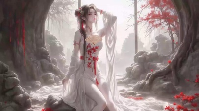 古风性感长腿美女