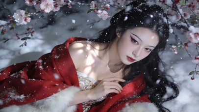 雪景媚娘