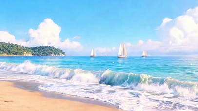 蔚蓝大海