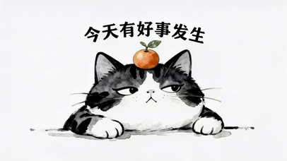 今天有好事发生